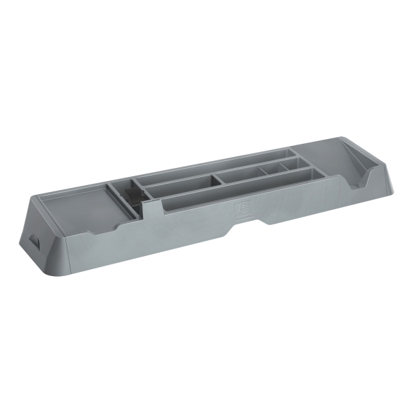 Exacompta TOOLBAR Desktop Organiser, Glossy Mouse Grey