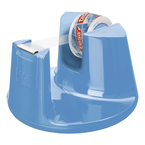 TESA 53825 EASY CUT COMPACT DESK DISPENSER + 1 ROLL - BLUE