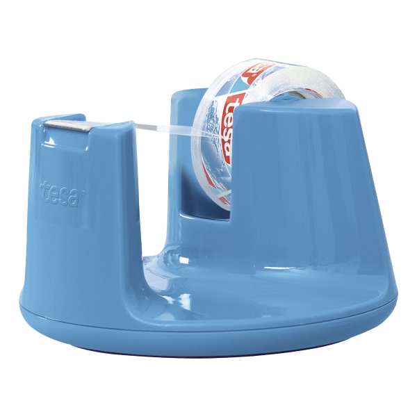 TESA 53825 EASY CUT COMPACT DESK DISPENSER + 1 ROLL - BLUE