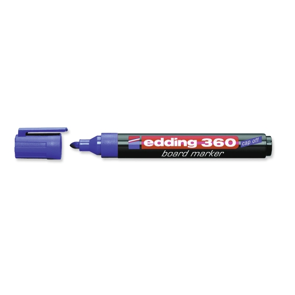 Edding 360 non-permanent marker bullet tip blue