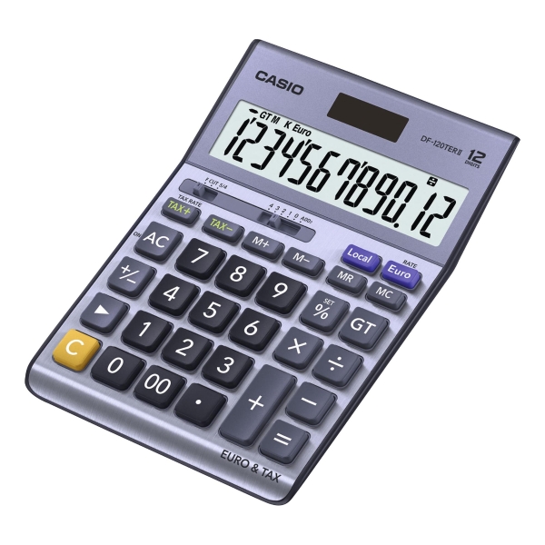 CASIO DF-120TER II DESKTOP 12DIG CALC