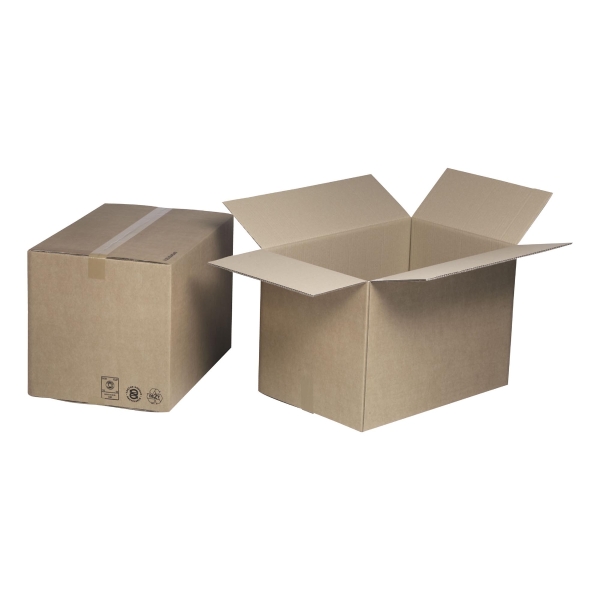 AMERICAN TEST CARDBOARD BOX 1-WALL 500 X 335 X 250MM EXT - PACK OF 25