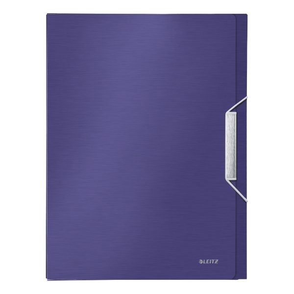 LEITZ  STYLE BOX FILE PP 30MM BLUE