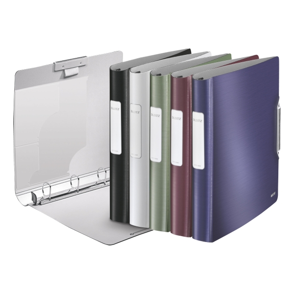 LEITZ 4245 STYLE 4-RING BINDER BLU