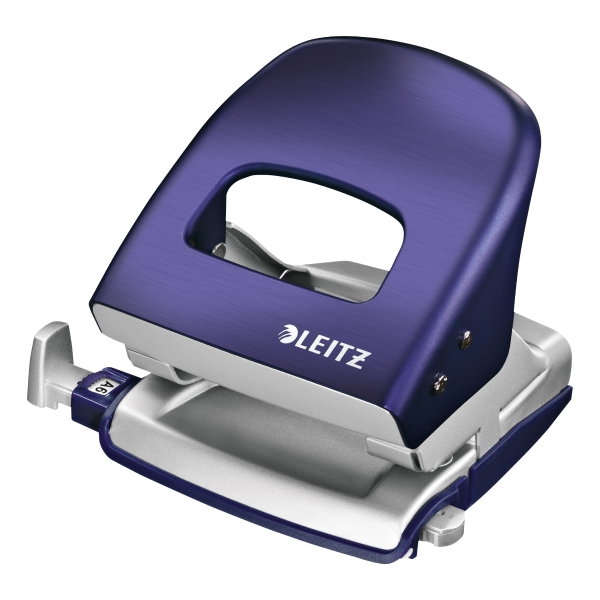 LEITZ STYLE 2-HOLE PUNCH 30 SHEETS PP BL