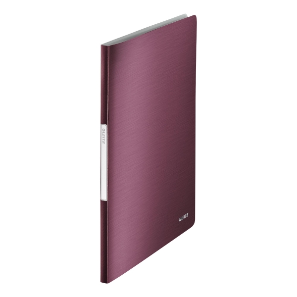 Leitz 3958 Style 20 Pocket Display Book A4 Garnet Red