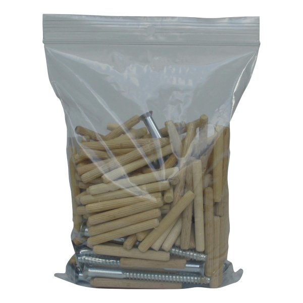 Pack de 100 bolsas minigrip auto-fecho de 90 micras 300x400 mm