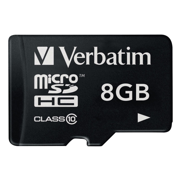 Verbatim Micro SD Speicherkarte, 8 GB