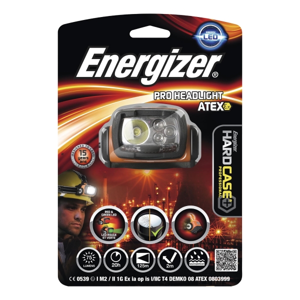 ENERGIZER ATEX HEADLIGHT W/O BATTERIES