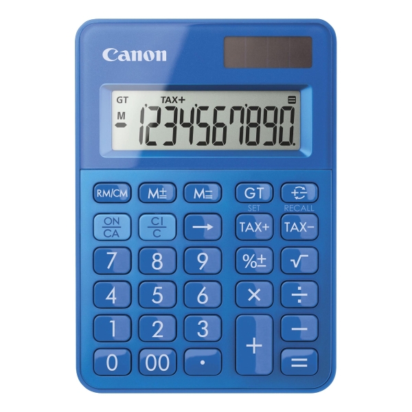 CANON LS-100K POCK CALC BLUE