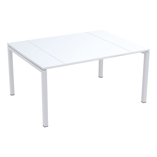 Paperflow Easydesk White Conference Table 1500mm X 1140mm