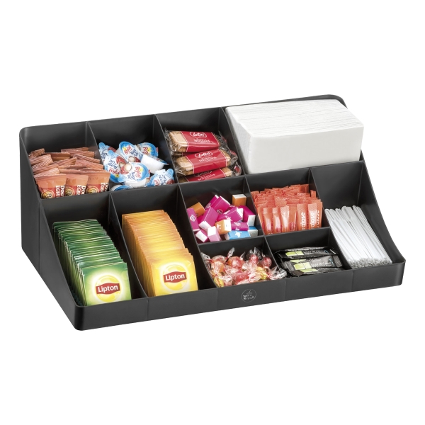 Cep Break Room Coffee Supplies Storage With 11 Compartments