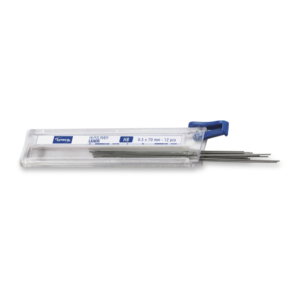 LYRECO PENCIL LEAD REFILLS 0.5MM HB - TUBE OF 12