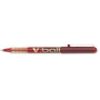 Pilot V-Ball roller with metal tip 0,7mm - red