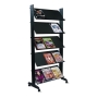 Free Standing Literature Holder Display Stand - 15 Shelves For A4 Documents