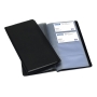 Oxford Black 225 X 125mm PVC Business Card Holder 96 Card Capacity