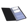 Oxford Black 225 X 125mm PVC Business Card Holder 96 Card Capacity