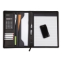 Monolith Leather Look Conference Folder Black