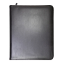 Monolith Executive Leather Zipped Folder Black