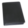 MONOLITH LEATHER CONFERENCE FOLDER BLACK