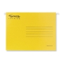 Lyreco Premium suspension files for drawers folio V yellow - box of 25