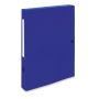 Exacompta filing box PP spine of 10cm blue