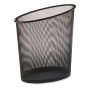 Alba Mesh Waste Bin Black