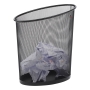 Alba Mesh Waste Bin Black