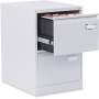 Bisley Basic filing cabinet for suspension files 2 drawers H71,4cm grey