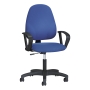 INTERSTUHL BASELINE PERMANENT CONTACT CHAIR MEDIUM BACK BLUE