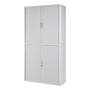 Paperflow Easyoffice Tambour Cupboard 2M Grey