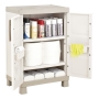 CEP CUPBOARD 2 SHELVES RESINE 970MM GREY