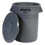 Rubbermaid Vented Brute Round Container 121L Grey