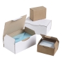 KRAFT POSTAL BOX 1-WALL 200 X 100 X 100MM WHITE - PACK OF 50