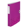 LEITZ 4242 WOW 4-RING BINDER PINK