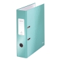 LEITZ WOW LEVER ARCH FILE ICE BLUE