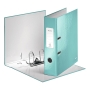 LEITZ WOW LEVER ARCH FILE ICE BLUE