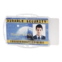 Durable Dual Security Pass Holder - 54 x 85mm - Transparent - Pack of 10