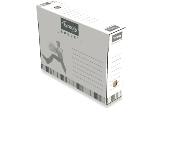 Lyreco Budget archive boxes for listings 26x34x spine 8cm - pack of 25