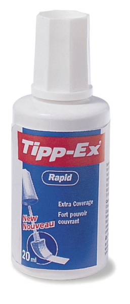 Tipp-Ex rapid correcteur liquide flacon 20 ml