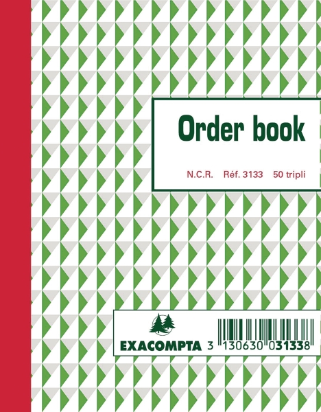 Exacompta bedrijfsregisters 3132X orderboek duplo 135x105mm 50 vellen