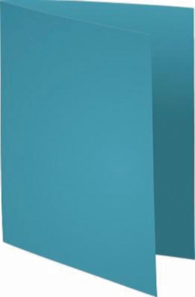 Exacompta Foldyne folders cardboard 180g blue - pack of 100