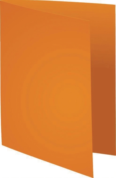 Exacompta Foldyne folders cardboard 180g orange - pack of 100