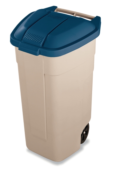 Rubbermaid afvalcontainer 100 l beige