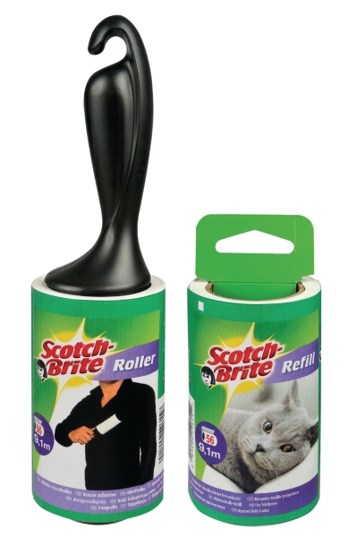 3M Scotch-Brite pluisjesroller met 30 voorgesneden vellen