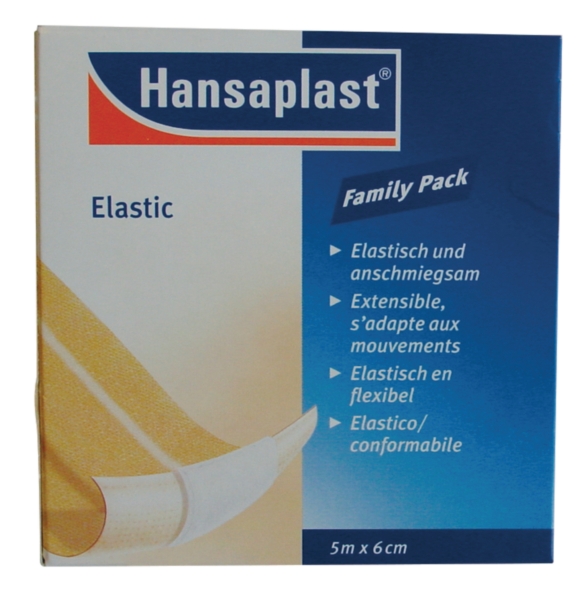 Hansaplast EHBO plasters 5mx6cm with natural latex