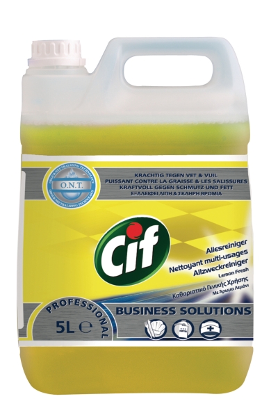 Cif Professional produit de nettoyage multi-usages 5 l citron