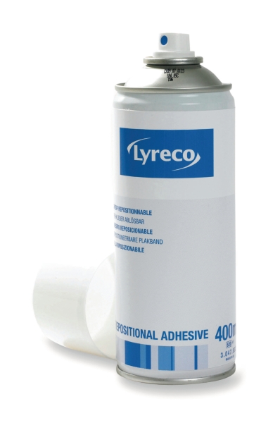 Lyreco herpositioneerbare lijmspray 400 ml