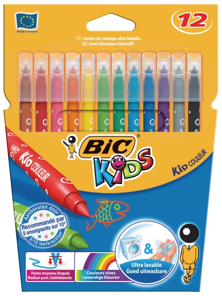 Bic Kids couleur kleurstiften assorti - doos van 12