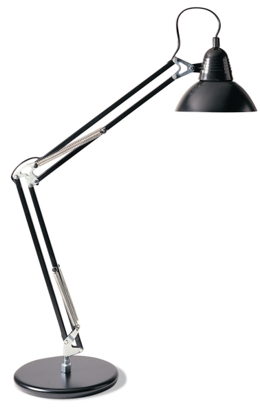 Aluminor LD95S fluorescentie bureaulamp zwart